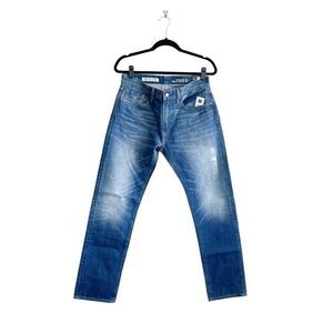 GAP 1969 Men's Denim Jeans Straight Leg Tapered Blue Wash Size 30x32